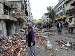 Se trata del segundo ataque ruso con aviación estratégica en los últimos tres días. AFP /