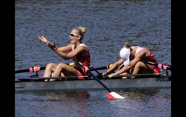 La pareja polaca obtiene el primer lugar, delante de las competidoras de Gran Bretaña y Lituania. AP / M. York
