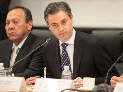 Nuño estuvo durante una reunión de trabajo con la comisión de Educación de la Cámara de Diputados. NTX / I. Hernández