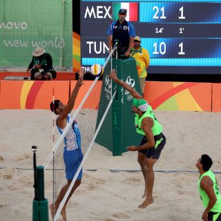 El voleibol playero da una satisfacción