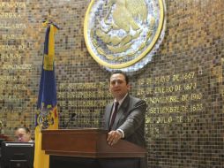 Hugo René Ruiz Esparza, presidente de la Comisión de Vigilancia del Congreso. TWITTER / @HugoReneOficial