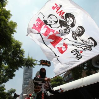 La CNTE acusa a empresarios de generar violencia