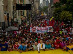 La asamblea venezolana asegura que de no permitir el referendo revocatorio, el gobierno de Maduro será una dictadura. EFE / M. Gutiérrez