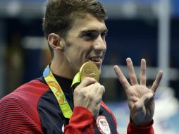 Phelps encabezó también la lista de los atletas más mencionados en Facebook en América Latina. AP / M. Slocum