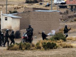 Señalan que  que los narcotraficantes al percatarse de la presencia policial abrieron fuego. EFE / M. Alipaz