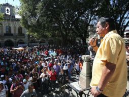 'Nos podían acusar de todo, menos de traidores, menos de rateros, menos de vender el movimiento', dice dirigente del magisterio. SUN / ARCHIVO