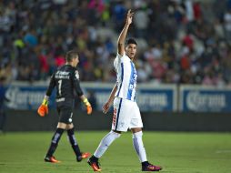 Juan Calero anotó en dos ocasiones, al 68 y 75. MEXSPORT / J. Ramírez