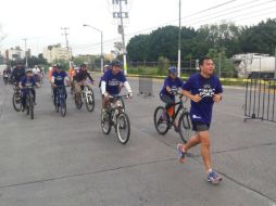 Lemus Navarro corre rumbo a Plaza Andares y de regreso, hacia Atemajac. EL INFORMADOR / A. Camacho