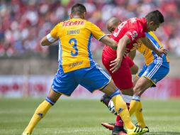 Toluca intentó, pero poco pudo hacer, mientras que Tigres estuvo sin arriesgar de más pese a la calidad en su plantel. MEXSPORT / J. Ramírez
