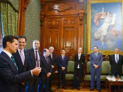 Imagen de la reunión entre Peña Nieto y los consejeros del INE. FACEBOOK / Presidencia de la República
