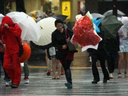 Advierten de la posibilidad de que se produzcan inundaciones, crecidas de ríos y corrimientos de tierra. AFP / ARCHIVO