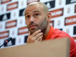 ''Siempre, cuando tienes una frustración tan grande, muchas veces piensas en dejarlo todo'', dice el argentino sobre Messi. AFP / J. Lago