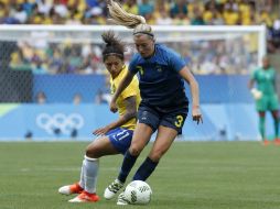 Las ''Blagult'' entregaron a las brasileñas el balón y la cancha de un escenario húmedo y caluroso. EFE / B. Walton