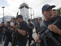 El área perimetral del penal se encuentra resguardada por policías estatales, federales y municipales, así como soldados. NTX / ARCHIVO