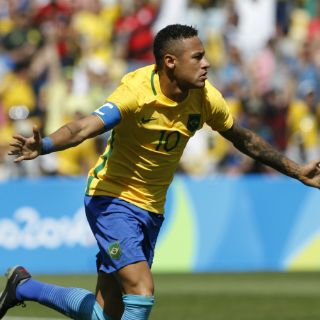 Neymar marca el gol más rápido de la historia Olímpica