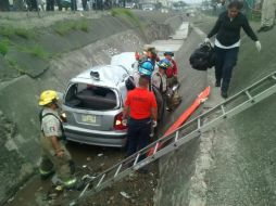 El accidente sucede en la avenida las Torres al cruce con Guadalupe, en la colonia Glorias del Colli. EL INFORMADOR / ESPECIAL