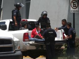 Durante la semana fueron detenidos 38 normalistas cometiendo actos de vandalismo. SUN / ARCHIVO