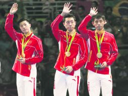 El equipo chino de tenis de mesa no tuvo rival y se va como el gran ganador de los Juegos Olímpicos de Río de Janeiro. AP / P. Giannakouris