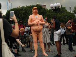Las estatuas de tamaño natural fueron puestas en Nueva York, San Francisco, Los Ángeles, Seattle y Cleveland. AFP / S. Platt