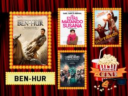 Estos son algunos de los estrenos que llegan a la cartelera de cine en Guadalajara. ESPECIAL /