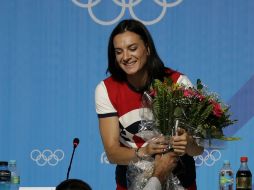 La rusa no pudo competir en Río tras ser excluida junto al resto del equipo ruso de atletismo por la IAAF. AP / G. Bull