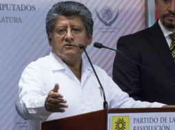 El coordinador del PRD en la Cámara de Diputados, Francisco Martínez Neri, acusa la ineficacia fiscal que existe en el país. SUN / ARCHIVO