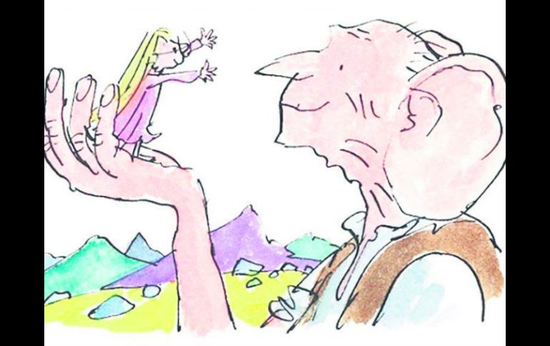 Brillo. El  Gran Gigante Bonachón, ilustrado por el admirable Quentin Blake. EL INFORMADOR / P. Fernández Somellera