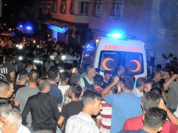 El atentado suicida dejó al menos 51 muertos en una boda en el sur de Turquía. EFE /