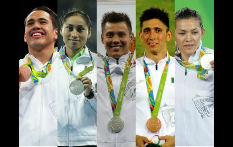 Al premio económico de la Conade por ganar plata se le restan 400 mil pesos de impuestos y al de bronce 200 mil pesos. ESPECIAL / ARCHIVO