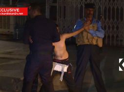 El adolescente tenía planeado activar su cinturón de explosivos en un santuario chiita en esta ciudad. AP / Kurdistan 24 TV news