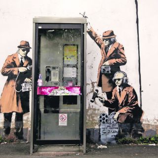 Desaparece un mural de Banksy