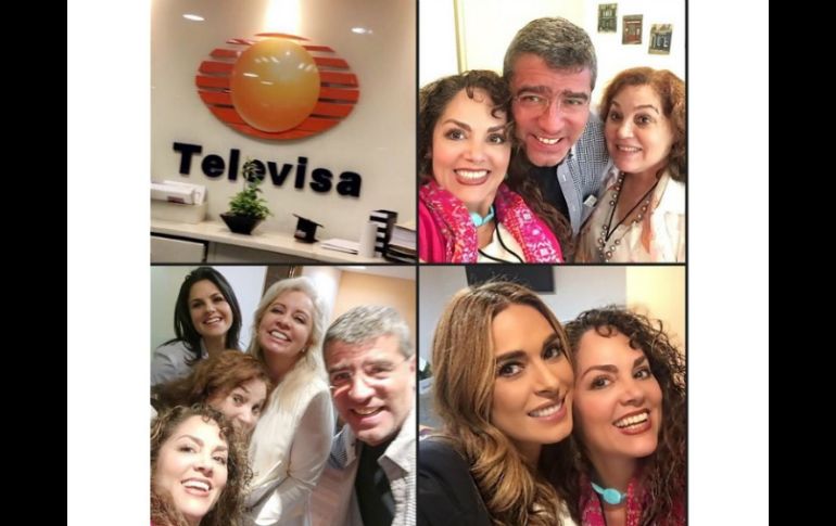 En la imagen, Tatiana aparece con Galilea Montijo, Carla Estrada y Mónika Sánchez, entre otros. INSTAGRAM / oficial.tatiana