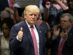 Trump ha tratado de moderar su discurso para poder atraer votos de las minorías. AFP / S. Cordeiro