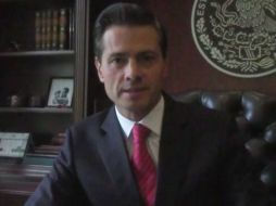 Peña Nieto recordó que por ley debe rendir un mensaje sobre el avance que tiene la administración durante cada año de gobierno. TWITTER / @EPN