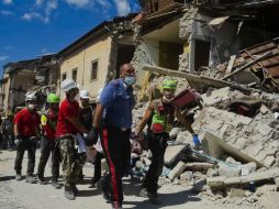 La situación más dramática se vive en Amatrice, el municipio más grande de los afectados. AP / E. Fraile