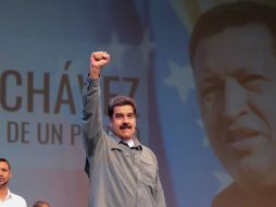 Maduro atribuye la crisis de escasez de productos a una guerra económica de empresarios contra el pueblo. EFE / Palacio Miraflores