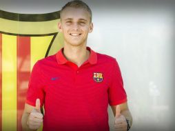 El jugador, de 27 años y procedente del Ajax de Ámsterdam, fichó con el equipo por 13 millones de euros. TWITTER / @FCBarcelona
