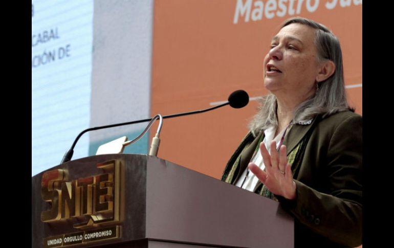 Sylvia Schmelkes, presidenta del INEE, declara que este cambio intenta dar respuesta a inquietudes e inconformidades de los docentes. NTX / ARCHIVO