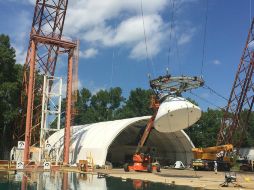 La NASA está simulando el amerizaje de Orión, esta vez con muñecos de prueba mientras se prepara para enviar humanos a Marte. TWITTER / @NASA_Orion
