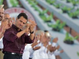 El Mandatario hizo los comentarios tras concluir una gira de trabajo que realizó por Nayarit. NTX / Presidencia