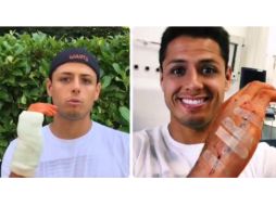 Por el hecho, ''Chicharito'' estará de baja del club alemán donde milita. TWITTER / @CH14_