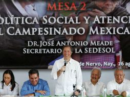 Durante el Encuentro Nacional Poder Joven 2016, Meade Kuribeña resalta que ha emprendido a favor de los jóvenes del país. NTX / ESPECIAL