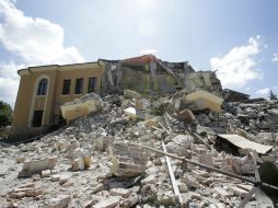 Escuela en Amatrice, la localidad más golpeada. AP / A. Calanni