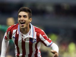 Brizuela fue la estrella de la noche al anotar dos goles. MEXSPORT / B. Maldonado