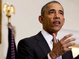 Obama reconoció que el dinero fue usado como palanca hasta que Irán permitiese la salida de los estadounidenses. AP / J. Martin