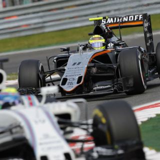 'Checo' Pérez, contento con el resultado en Bélgica