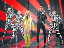 Una vez más. Britney Spears demostró que vive su segundo aire durante la entrega de Los Premios MTV. AP / C. Pizzello