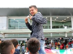 Germán no pudo contener las lágrimas ante las muestras de cariño. EL INFORMADOR / M. Vargas