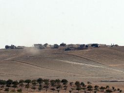 Turquía tiene unos 50 tanques y alrededor de 500 soldados en el noroeste de Siria. AP / I. Coskun