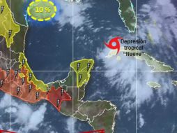 A las 07:00 horas, el fenómeno climático se ubicó a 260 kilómetros al norte de Cabo Catoche, Quintana Roo. ESPECIAL / smn.conagua.gob.mx